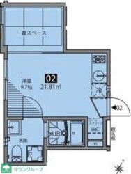 グランエッグス目黒Wの物件間取画像